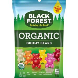 BLACK FOREST: Organic Gummy Bears, 4 oz