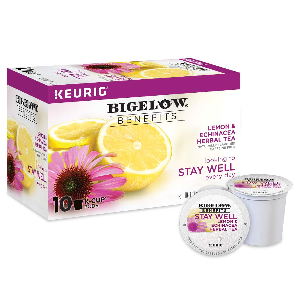 BIGELOW: Stay Well Lemon Echinacea Tea Kcup, 10 ea