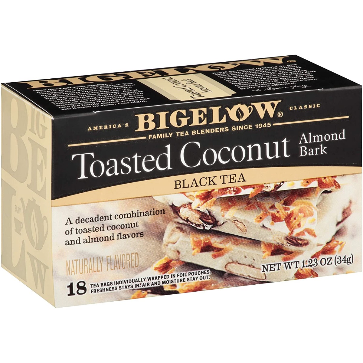 BIGELOW: Toasted Coconut Black Tea, 1.23 oz