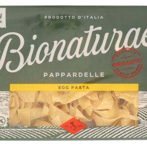 BIONATURAE: Organic Traditional Egg Pappardelle Pasta, 8.8 oz