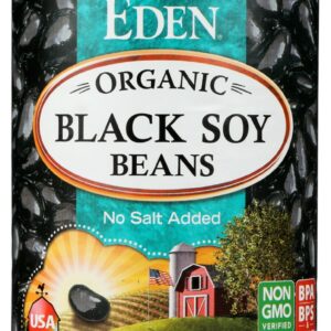 EDEN FOODS: Black Soybeans Organic, 15 oz