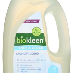 BIO KLEEN: Laundry Liquid Free and Clear, 64 oz