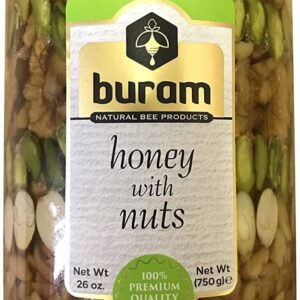 BURAM: Honey With Nuts, 26 oz