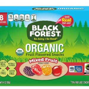 BLACK FOREST: Organic Mixed Fruit Snacks, 8 pk