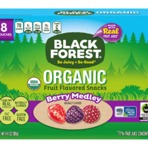 BLACK FOREST: Organic Berry Medley Fruit Snacks, 8 pk