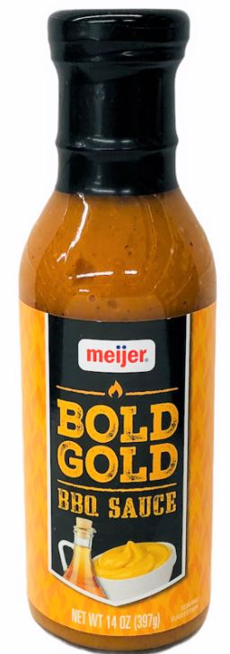 MEIJER: Bold Gold BBQ Sauce, 14 oz