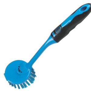 KOSHER CONFUSION ENDERS: Long Handle Kitchen Brush Dairy Blue, 1 ea