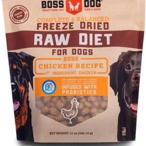 BOSS DOG BRAND INC: Chicken Recipe Freeze Dried, 12 oz