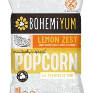 BOHEMIYUM: Lemon Zest Popcorn, 4.2 oz