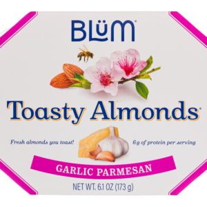 BLUM: Garlic Parmesan Toasty Almonds, 6 oz