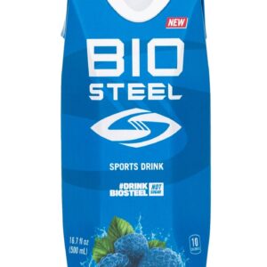 BIOSTEEL: Blue Raspberry Sport Drink, 16.7 fo