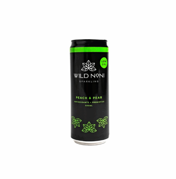 WILD NONI: Peach and Pear Juice, 12 fl oz