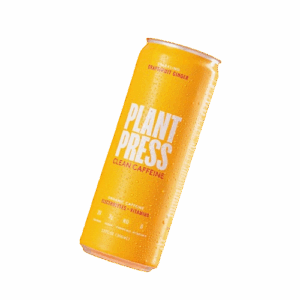 PLANT PRESS: Clean Caffeine Grapefruit Ginger, 12 fl oz