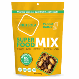 NUTSOLA: Peanut Butter Mix, 8 oz