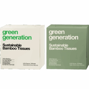 GREEN GENERATION: Bamboo Facial Tissues, 70 pc