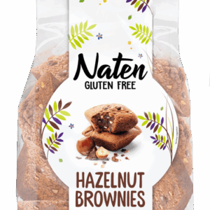NATEN GLUTEN FREE: Hazelnut Brownies, 8.46 oz