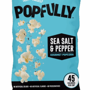 POPFULLY: Sea Salt and Pepper Ready To Eat Popcorn, 4.5 oz