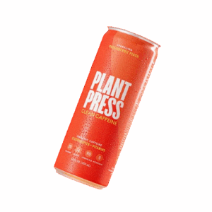 PLANT PRESS: Clean Caffeine Passionfruit Peach, 12 fl oz