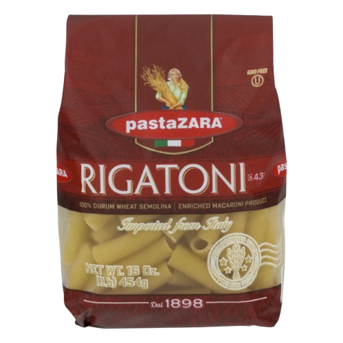 PASTA ZARA: Rigatoni Pasta, 16 oz
