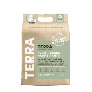 TERRA ORGANICS: Size 5 Training Pants Walker, 14 ea
