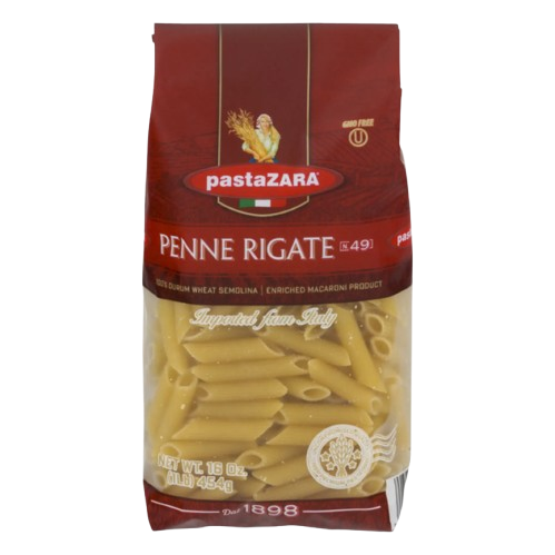 PASTA ZARA: Penne Rigate Pasta, 16 oz