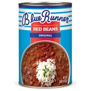 BLUE RUNNER: Creole Cream Style Red Beans Original, 16 oz
