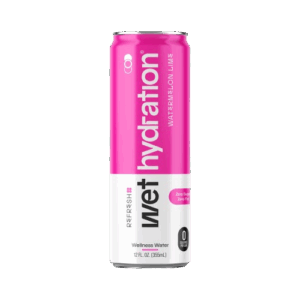 WET HYDRATION: Watermelon Lime Wellness Water, 12 fl oz
