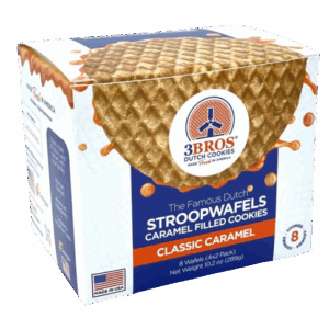 3BROS: Classic Caramel Stroopwafels 8Pc, 10.2 oz