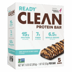 READY: Clean Bar Dark Chocolate Coconut Almond, 5 ea