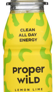 PROPER WILD: Clean All Day Energy Shots Lemon Lime, 2.5 fo