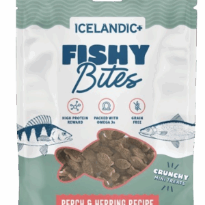 ICELANDIC PLUS: Fishy Bites Treats For Dogs, 2 oz