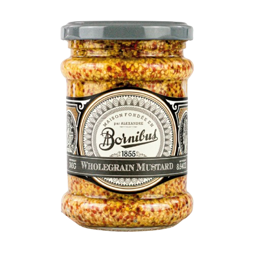 BORNIBUS: Wholegrain Mustard, 8.64 oz