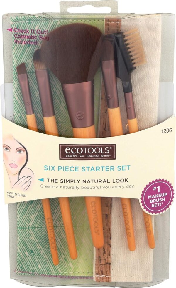 ECO TOOLS: 6 Piece Brush Set, 1 ea