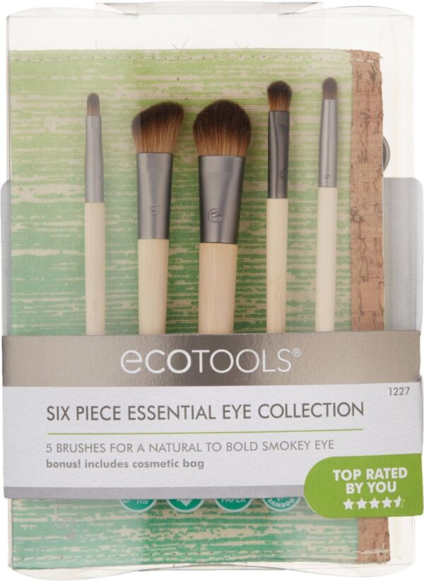 ECO TOOLS: 6 Pc Eye Brush Set, 1 ea