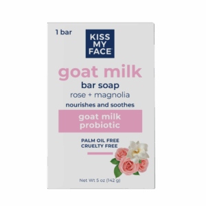 KISS MY FACE: Soap Bar Rose Magnolia, 5 oz