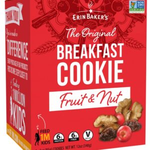 ERIN BAKERS: Cookie Fruit And Nut, 12 oz
