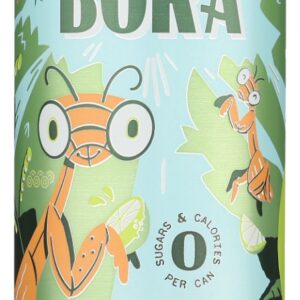 AURA BORA: Lime Cardamom Flavored Sparkling Water, 12 fl oz
