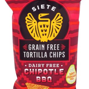 SIETE: Chipotle BBQ Tortilla Chips, 4 oz