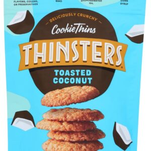 THINSTERS: Toasted Coconut Cookie Thins, 4 oz