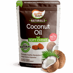 HEALTHY DELIGHTS: Coconut Oil Chews, 30 ea