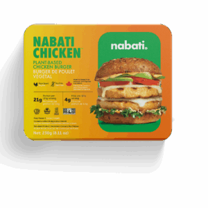 NABATI: Plant Based Chickn Burger, 8.11 oz