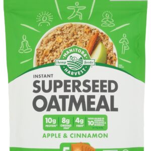 MANITOBA HARVEST: Superseed Oatmeal Apple and Cinnamon, 9 oz
