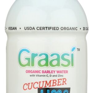 GRAASI: Citrus Mint Barley Grass Water, 16 fl oz