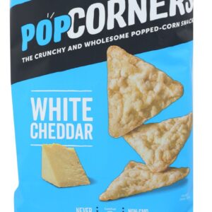 POPCORNERS: White Cheddar Corn Snack, 7 oz