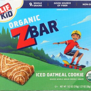 CLIF KID: Zbar Iced Oatmeal Cookie 6Pk, 7.62 oz
