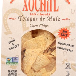 XOCHITL: No Salt Corn Chips, 12 oz