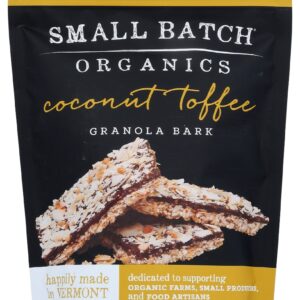 SMALL BATCH ORGANICS: Coconut Toffee Granola Bark, 8 oz
