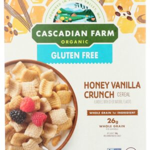 CASCADIAN FARM: Gluten Free Honey Vanilla Crunch Cereal, 10.5 oz
