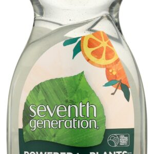 SEVENTH GENERATION: Dish Liquid Lemongrass and Clementine, 19 fo