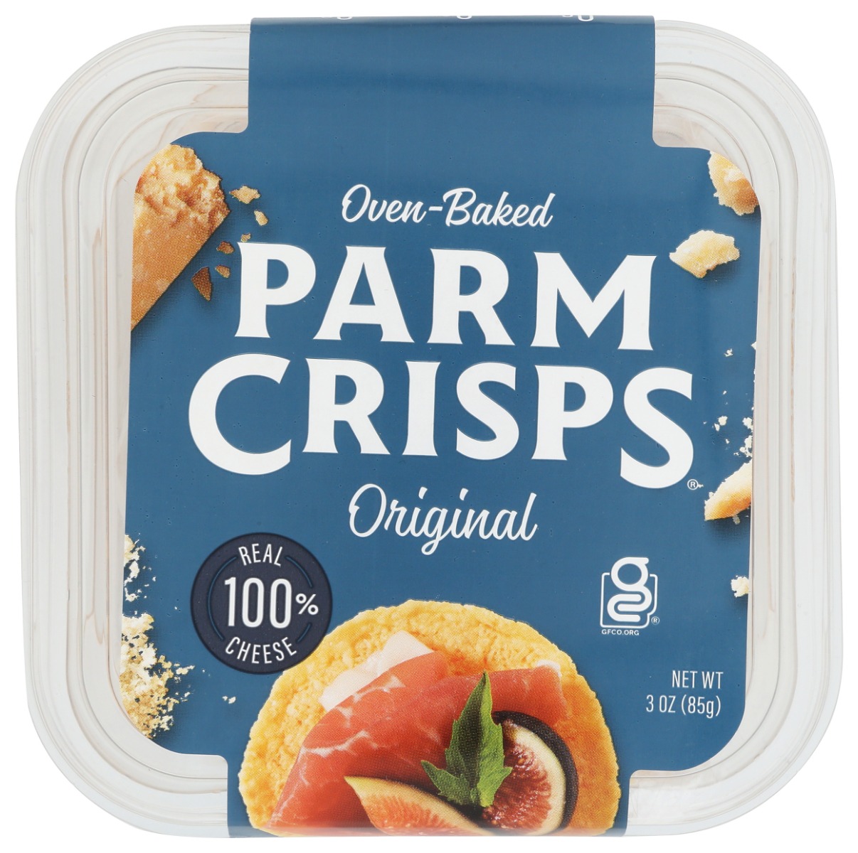 PARM CRISPS: Original Tub, 3 oz